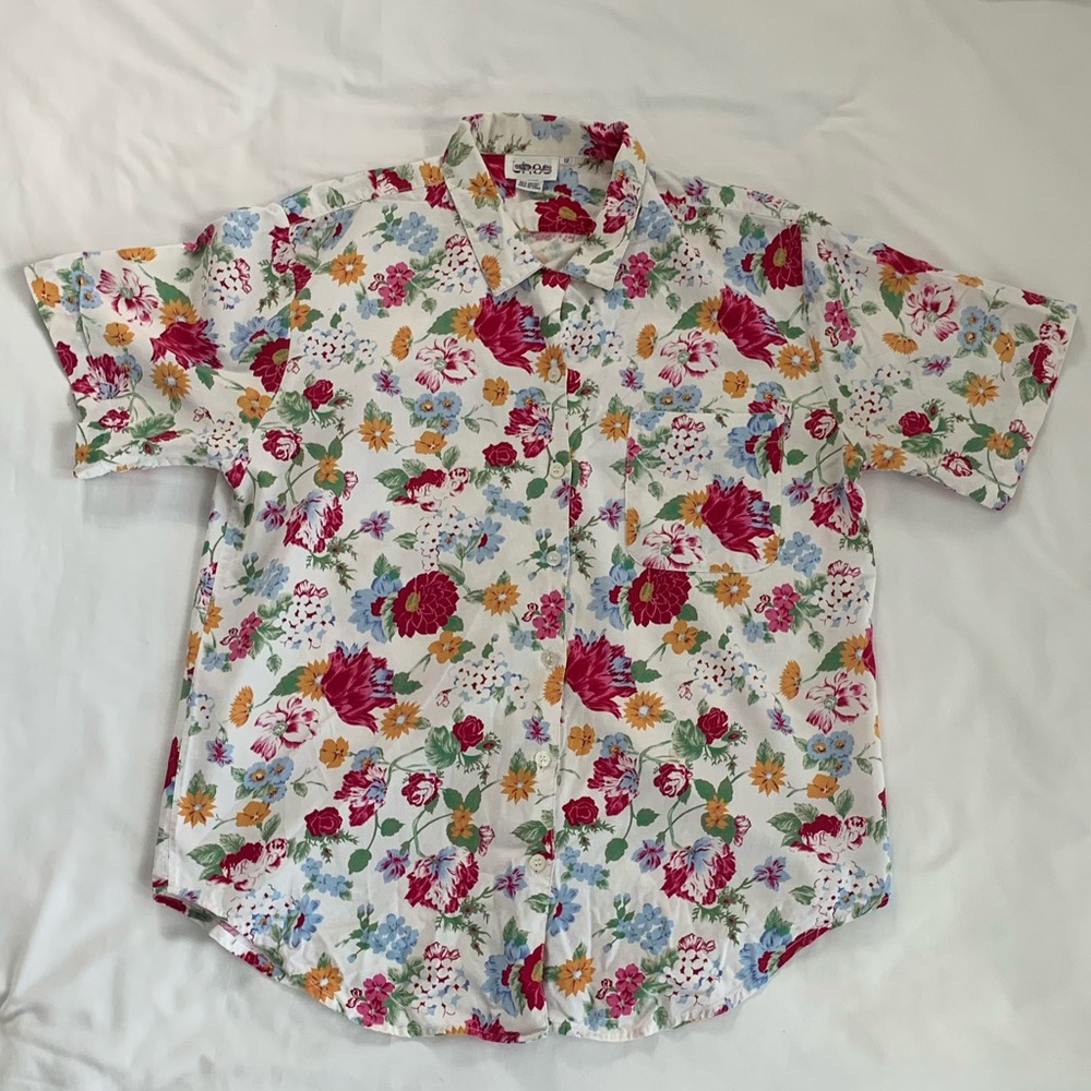 Floral Button Down